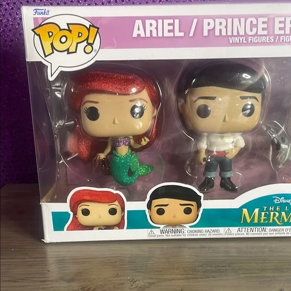 Funko Pop! Disney The Little Mermaid 4-Pack - Picture 2 of 9
